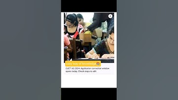 CUET UG 2024Application correction window open#youtube #shorts #viral 🔥🔥