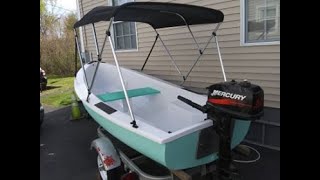 ODay 12 E20 Bimini Top, Motor And Stenciling