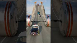 Cars & School Bus vs Chained Hydraulic Crush - BeamNG.drive screenshot 3