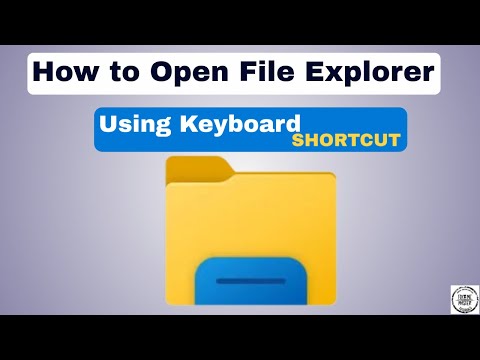How to Open File Explorer Using Keyboard Shortcuts! ????