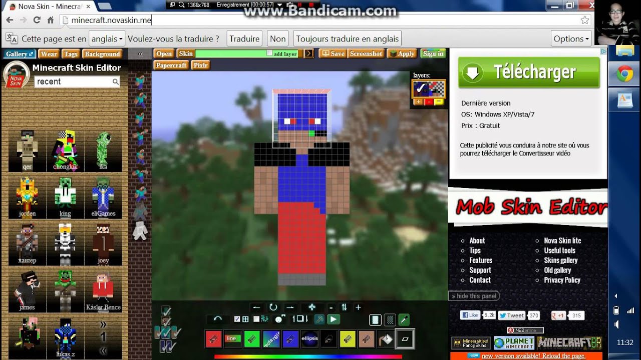 Comment créer son skin Minecraft ? YouTube