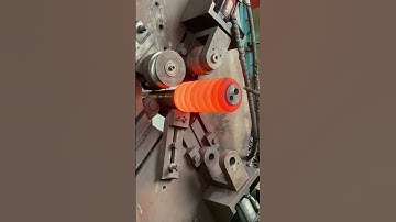 Inside the factory the process of speed coil making huge springs for trucks #process #machine