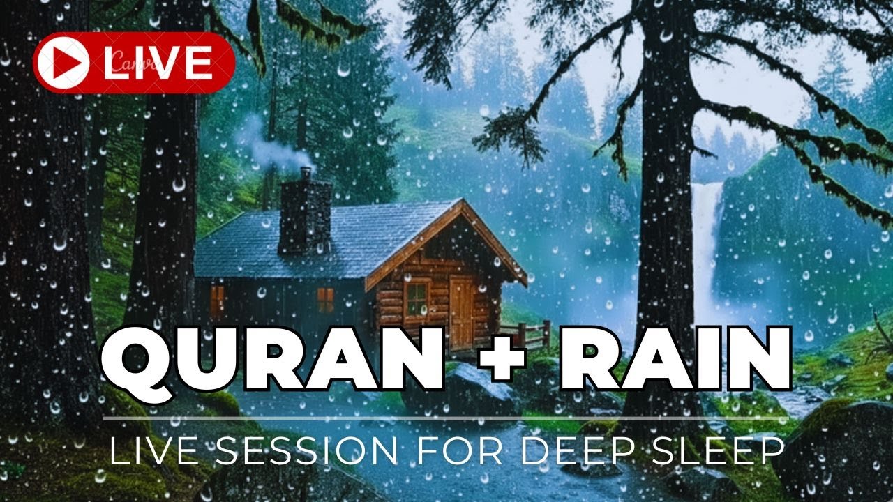 Quran with Rain Sounds – 99% Sleep Better | Deep Relaxation for Peaceful Night & Insomnia Relief
