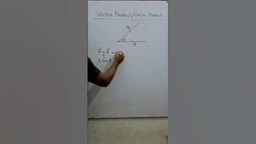 Vector Product or Cross Product of two vectors #सदिश गुणनफल #physics #cbseboard #neet @sirji_ji