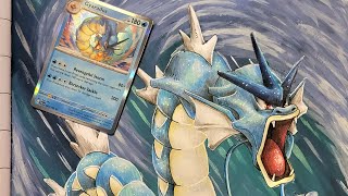 Flip Through and Colour - Pokemon Colouring Book - Gyarados screenshot 5