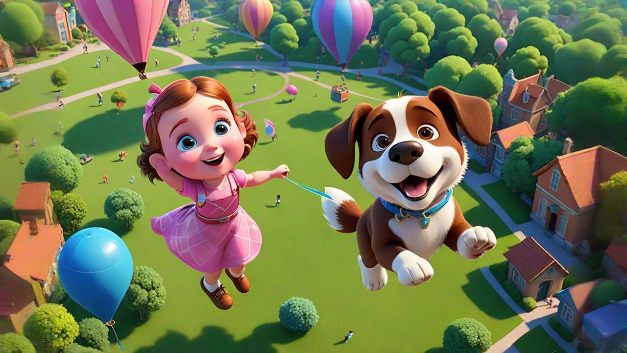 Baby in the Kite Flying 🪁👶 | Fun Outdoor Play for Kids | Toddler Learning & Adventure