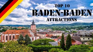 10 лучших достопримечательностей Баден-Бадена | Баден-Баден Германия | Развлечения Баден-Бадена