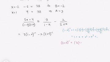 Using Partial Fractions and Binomial Expansion Together