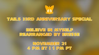 Believe in Myself - Re-arrangement by Eresse | Tails 33rd Anniversary Special
To celebrate Tails’ 33rd anniversary, I’m excited to share my new orchestral re-arrangement of “Believe In Myself” with you all! This version was inspired by the beautiful arrangements from the Sonic Symphony concerts, and it’s also part of my preparations for the big Sonic 35th anniversary virtual concert event on June 23, 2026.
Happy 33rd Anniversary, Tails!
•••••••••••••••••••••••••••••••••••••••••
CREDITS:
Believe in Myself
Original Music taken from Sonic Adventure (1998)
Original Music taken from Sonic Adventure 2 (2001)
Composed by Jun Senoue
Arranged by Shota Nakama & Falk Au Yeong
Re-Arranged by Eresse
The Sonic 35th Anniversary virtual concert is expected to be premiering on June 23, 2026.
•••••••••••••••••••••••••••••••••••••••••
● Support my channel as a member:
https://www.youtube.com/channel/UCAb7-vUYYYmsbT2z5NXurAw/join
● Follow me:
YouTube | https://youtube.com/c/Eresse?sub_confirmation=1
Facebook | http://facebook.com/EresseMusic
Twitter | https://twitter.com/EresseMusic
Instagram | https://www.instagram.com/eressemusic/
SoundCloud | https://m.soundcloud.com/eressemusic
Spotify | https://open.spotify.com/artist/7m0Xb7Xydh32pYQoPSrrUg
Deezer | https://deezer.page.link/V7QvyteJ3LVBsMeb9
Bandsintown | https://www.artists.bandsintown.com/artists/15489825
Twitch | https://www.twitch.tv/eressemusic
Bandcamp | https://eresse-music.bandcamp.com/
Patreon | https://www.patreon.com/eressemusic
● Tags:
#Tails33rd #SonictheHedgehog #EresseMusic
•••••••••••••••••••••••••••••••••••••••••
Hello everyone! Im excited to introduce my brand new channel, Eresse - Side Projects. It serves as a dedicated space where I can share videos from my Eresse Primary artist channel that unfortunately dont qualify for monetization due to copyright claims, even though I have obtained proper mechanical licenses for them. I want to clarify that I have no intention of monetizing this particular channel. This message is specifically directed to YouTube in case they are currently reviewing the channel for potential monetization.
For entertainment purposes only.
NO COPYRIGHT INFRINGEMENT IS INTENDED. Believe in Myself - Re-arrangement by Eresse | Tails 33rd Anniversary Special