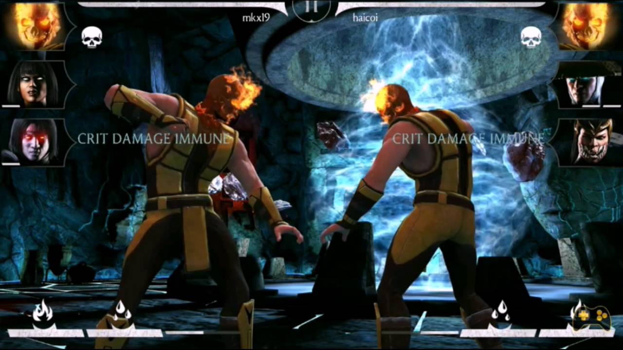 Triborg Team Online Battle Gameplayupdate 19 Mortal Kombat - making mortal kombat scorpion a roblox account