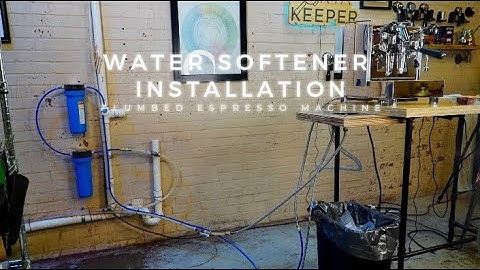 Water Filtration Installation - Plumbed Espresso Machine