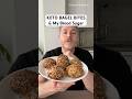 What does this homemade keto bagel bite recipe do to my glucose levels? #recipe #ketobagelbites