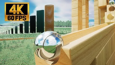 Domino marble simulation 6 도미노 구슬 시뮬레이션 6