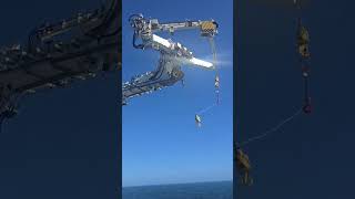 Self-Compensating Crane in Action ⚙️ Offshore North Sea Operations