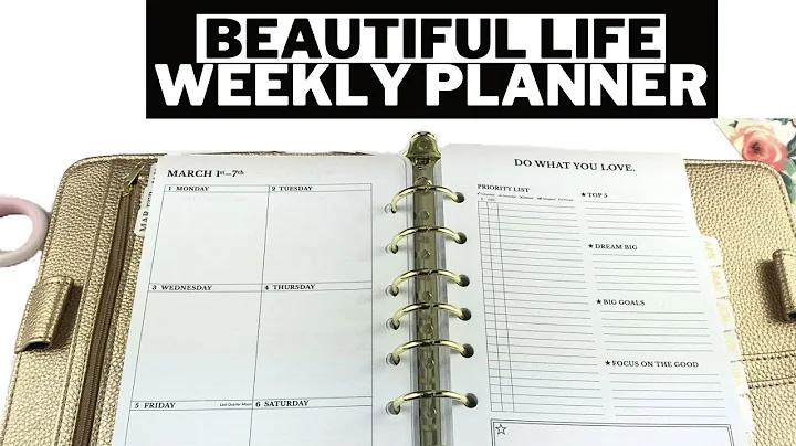 A Beautiful Life Weekly Ring-Bound Planner