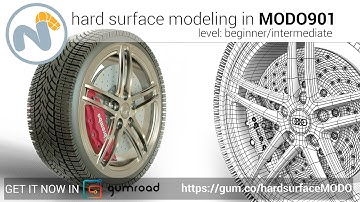 Learn hard surface modeling with MODO901