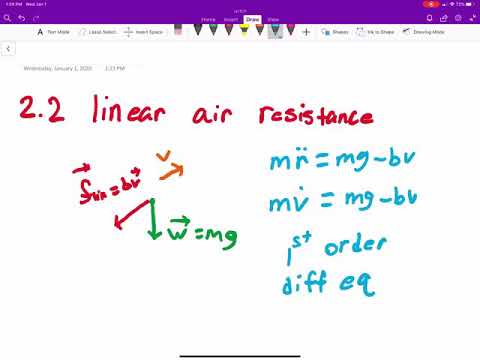 Classical Mechanics: 2.2