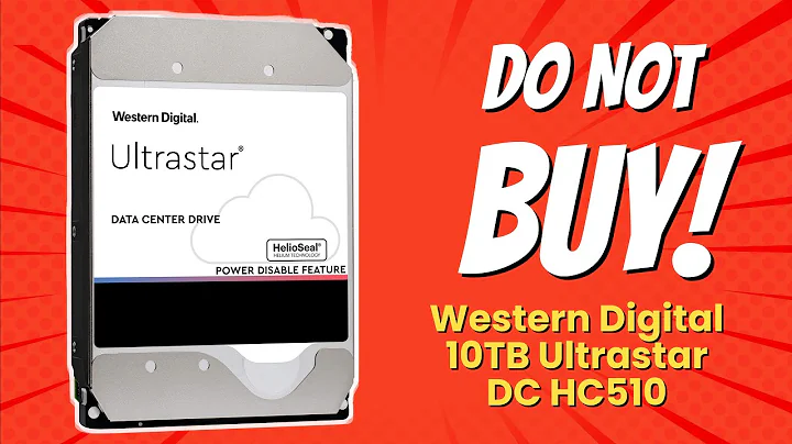 DON'T BUY Western Digital 10TB Ultrastar DC HC510 BEFORE WATCHING THIS VIDEO! 🚫🛑 (9 Reasons)