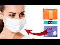 Делаем МАСКУ за 2 минуты СТЕПЛЕРОМ чтобы не заразиться  / Сделать маску из салфеток своими руками