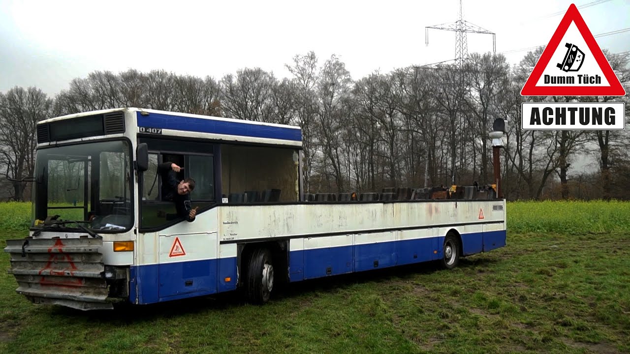 Cabrio Bus bauen | Dumm Tüch