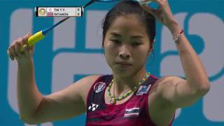 Dubai World Superseries Finals 2017 | Badminton Day 2 M1-WS | Tai Tzu Ying vs Ratchanok Intanon