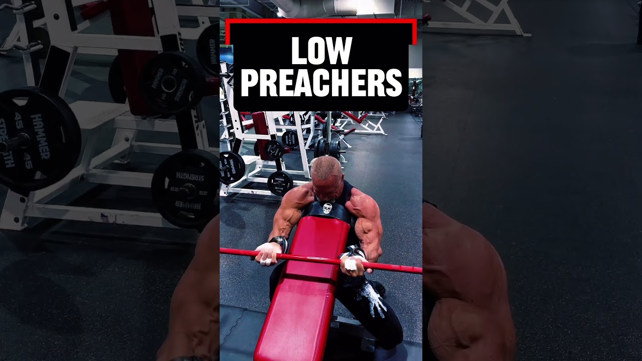 LOW PREACHERS FOR BICEPS#workout #motivation #muscle #biceps #workouttips