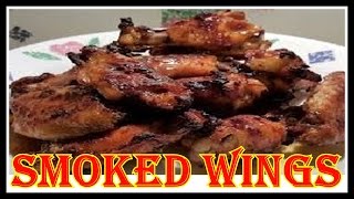 HOW TO SMOKE CHICKEN WINGS IN THE  BIG CHIEF SMOKER WITH HICKORY PELLETS