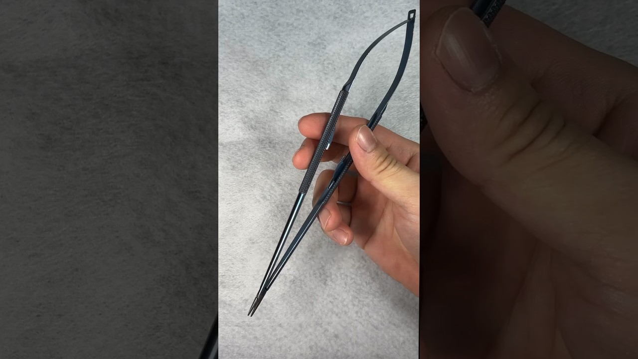 How To Use A Needle Holder In 45s (Precision Model) #doctor #medicine #surgeon
