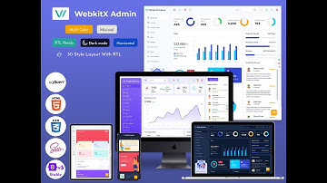 Our Best WebkitX Bootstrap UI Kit With RTL Light Dashboard Design