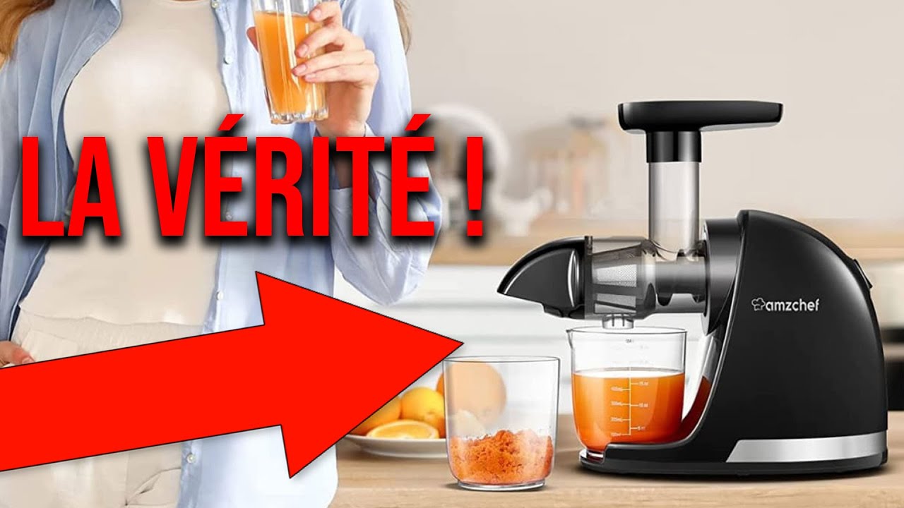 Extracteur de jus Amzchef Extracteur de jus 3001w fruits et