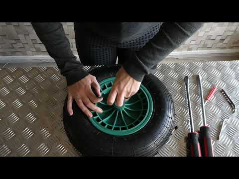 Video: Hoe repareer je een lekke kruiwagenband?