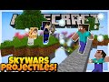 Minecraft Hive SKYWARS FUNNY MOMENTS! [Trios] - Projectile Master! (Bow &amp; Snowballs) [Bedrock/MCPE]