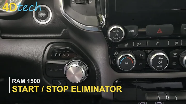 Ram 1500 DISABLE Auto Start/Stop Feature - Turn ON and OFF permanently! [2019-2024]