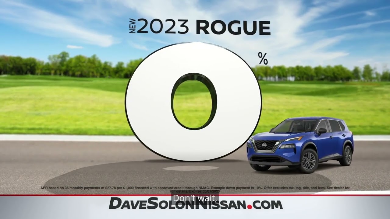 Our Big Spring Drive is On With New Rogues in Stock and Ready to Go at Dave Solon Nissan