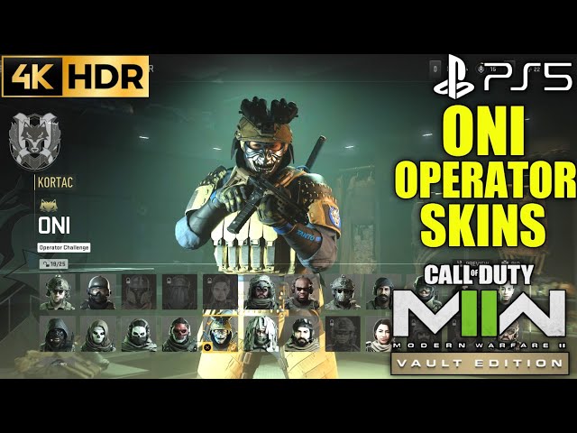 Download Oni from Call Of Duty Modern Warfare 2 (2022) for Skin