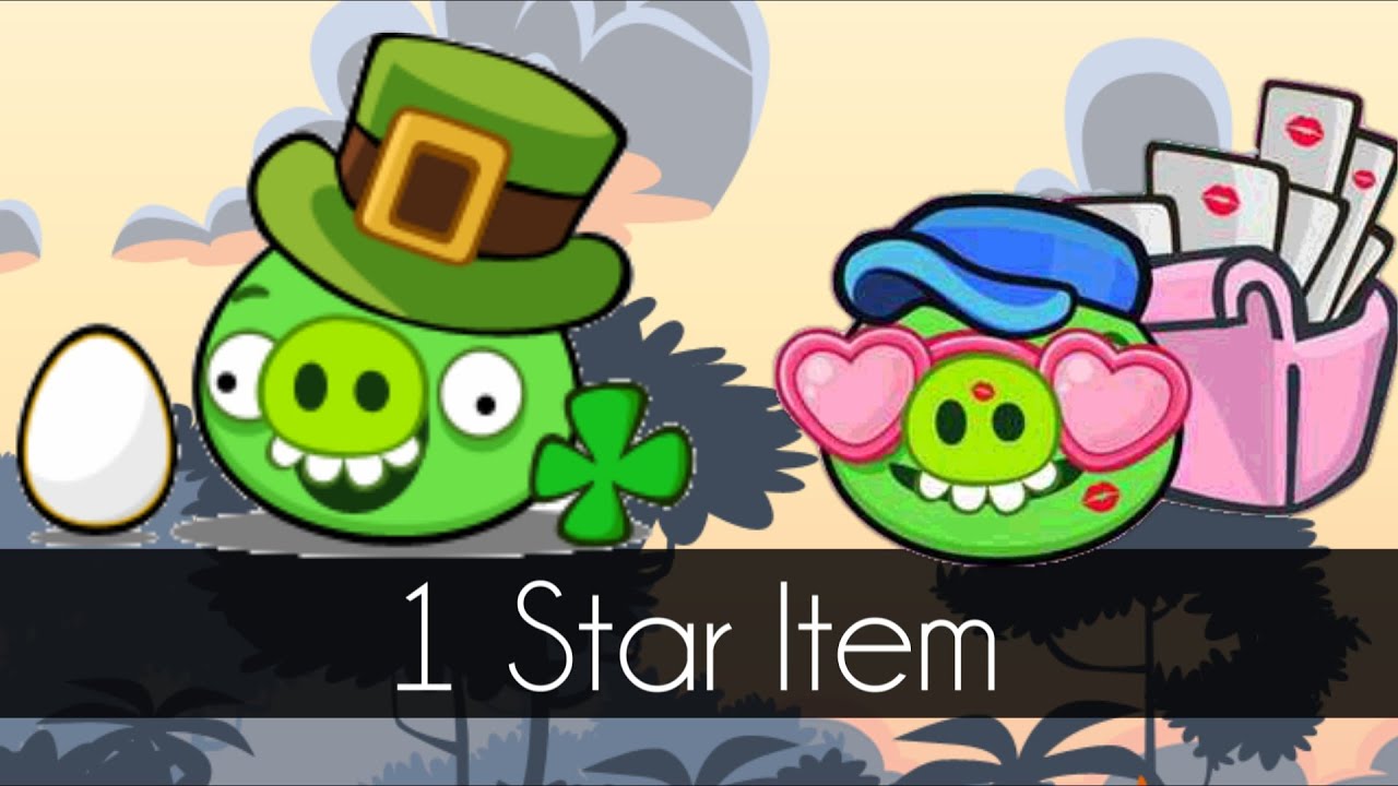 Bad Piggies - ALL 1 STAR ITEM (Hidden Loot Crates) 