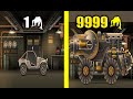 Max level armored car evolution all cars unlocked  max level zombie car in earn to die 2