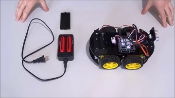 Assemble Elegoo Smart Car Robot KIT 2.0 Step 15: Install the Batteries