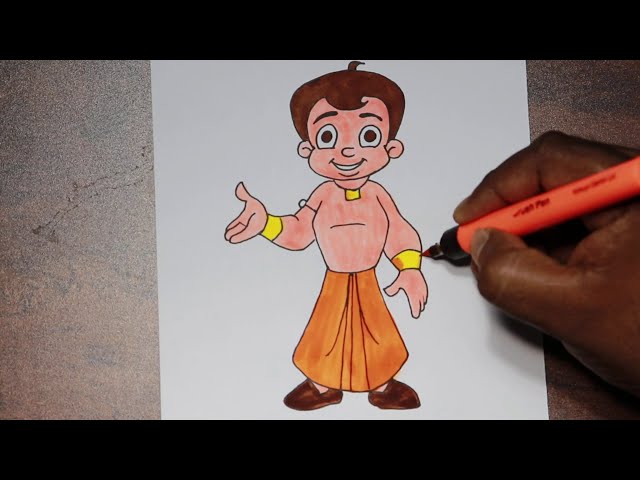 Draw & Color Chhota Bheem and his Friends on the App Store-saigonsouth.com.vn