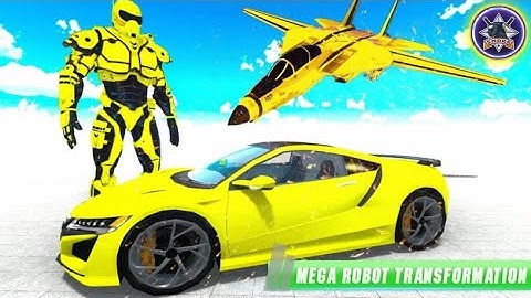 Airplane Jet Robot Transform Robot Shooting Android Gameplay