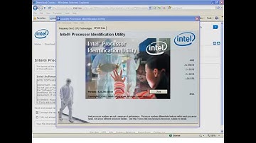 Intel Processor Identification Utility
