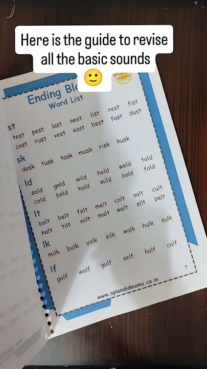 Perfect phonics book to revise all phonics sounds #splendidmomsphonics #readingpractice
