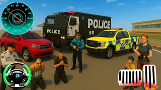 Criminals Kidnap A Girl -Real Cops Car Police Driving Simulator Game - Police Car Chase Simulator 3D
