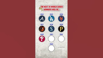 Thumbnail of Spoiler alert! The next 10 World Series winners according to MLB.com!