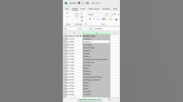 Highlight Duplicate Cells In Excel using conditional formatting #excel #exceltutorialforbeginners