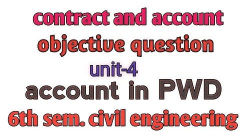 mcq question on PWD ||unit-4||account in PWD,based on sbte exam