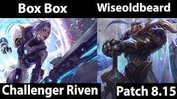 [ Box Box ] Riven vs Garen [ Wiseoldbeard ] Top  - WOW BOXBOX NICE HAIRCUT