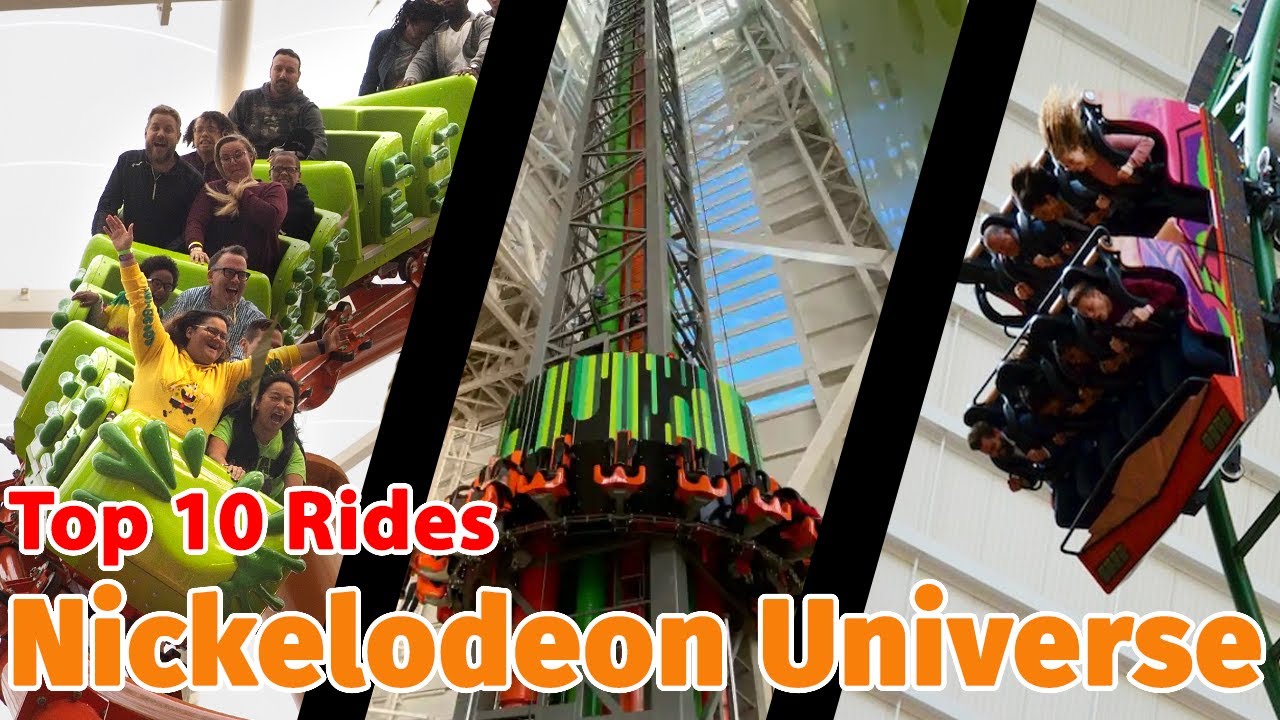10 лучших аттракционов Nickelodeon Universe — Американская мечта | 2021