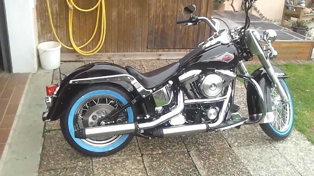 Penzl an Harley  Davidson  Evo  Softail  sound check YouTube