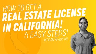 How do you get a real estate license in california? become agent?
learn to your california with this ste...
